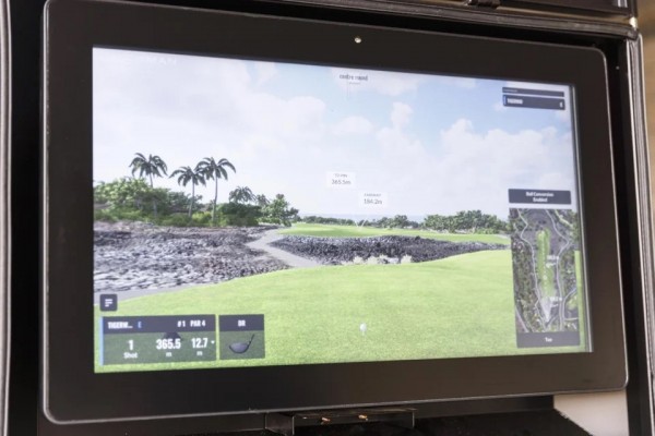 Virtueel openluchtgolfen op elk terrein waar ook ter wereld. 